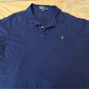 Ralph Lauren Blue Polo Shirt Signature Style
